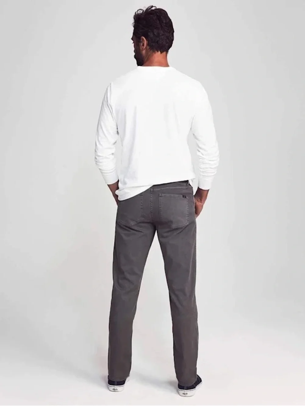 Faherty Original Comfort Twill 5-Pocket Pant Rugged Grey Size 36x34